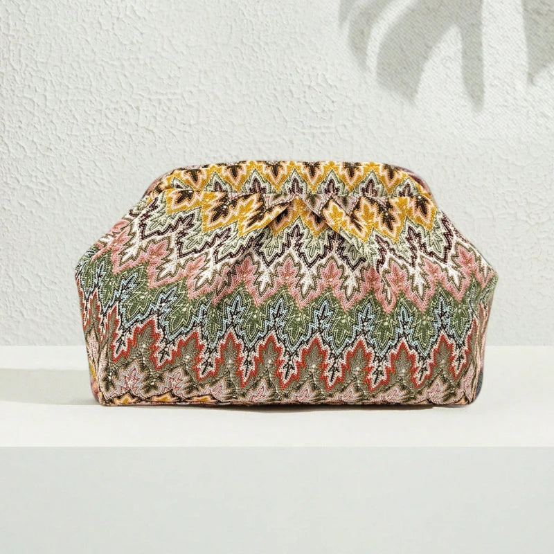 Pochette plissée rétro Henriette