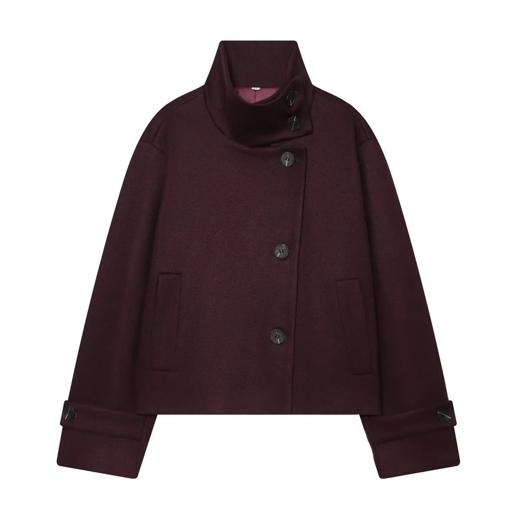 Veste courte à col montant Garance