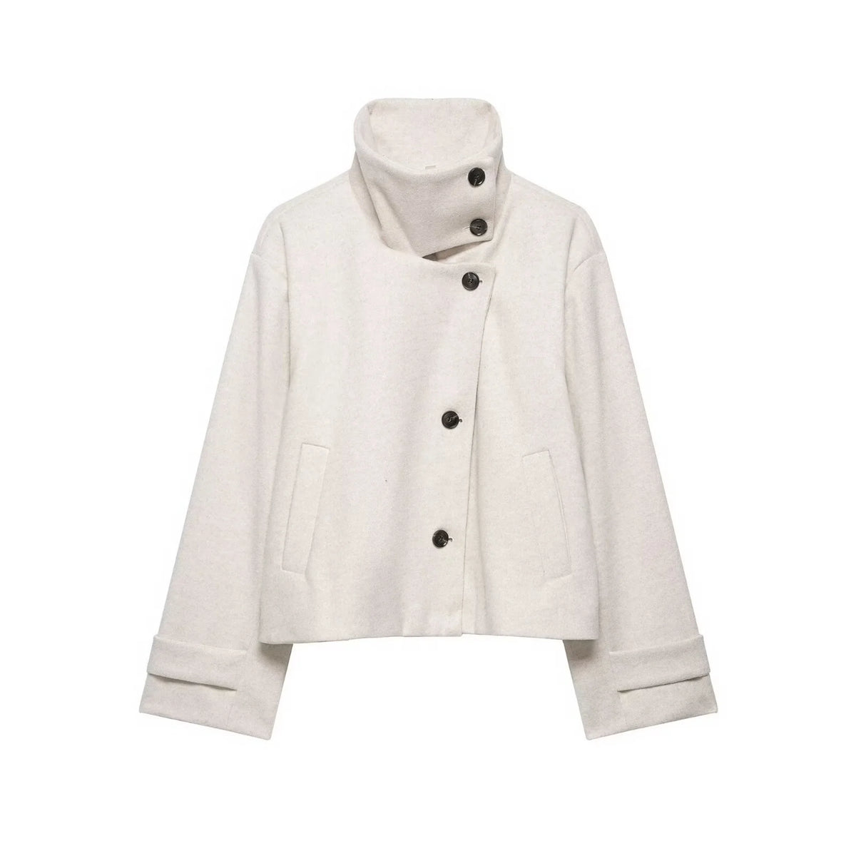 Veste épaisse à col montant Solène