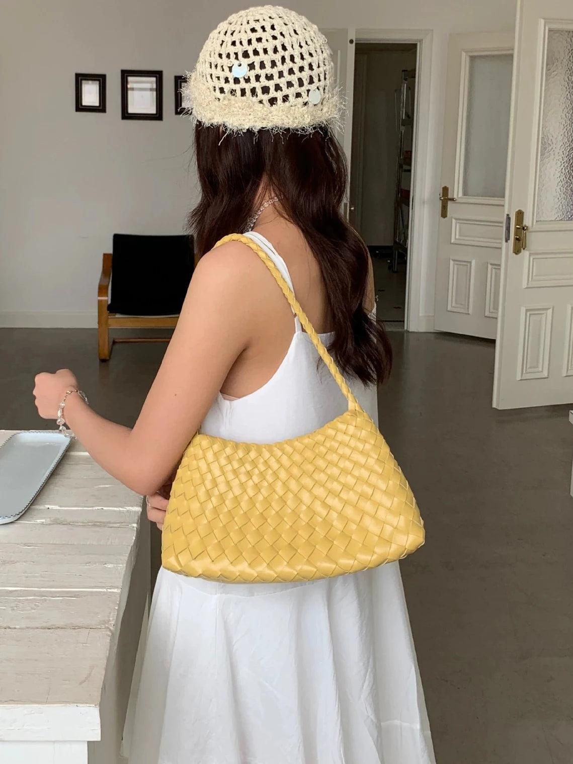 Panier tressé à la française Natacha