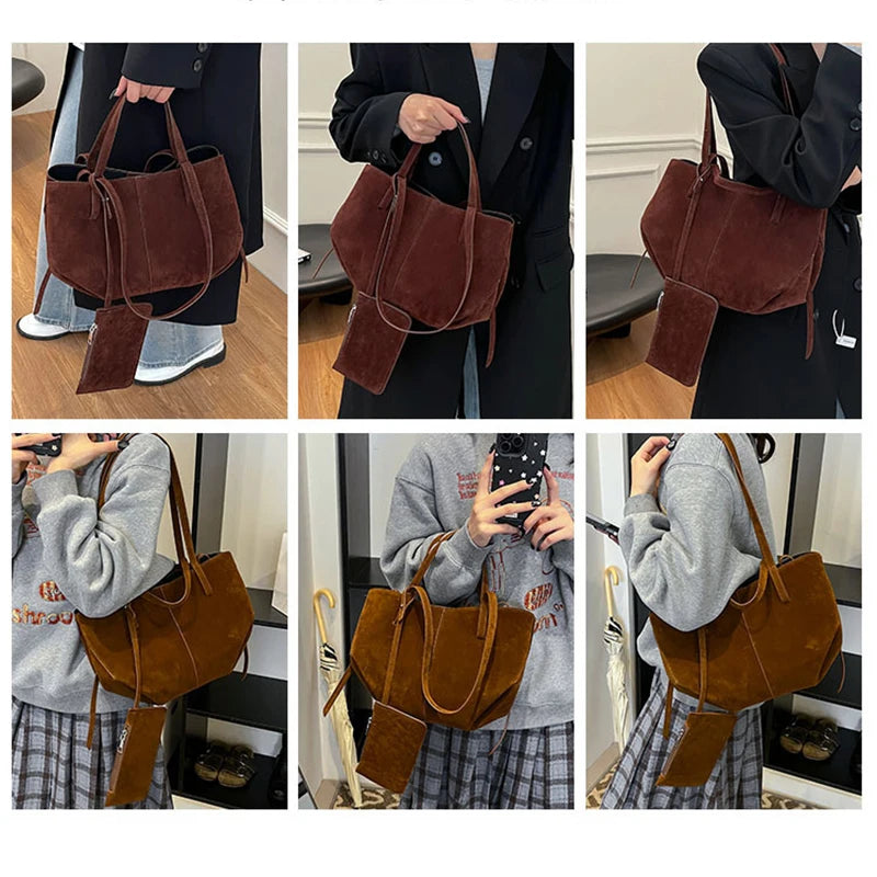 Honorine hobo tote with pouch