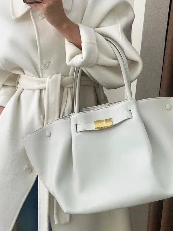 Grand sac porté épaule arrondi Agathe