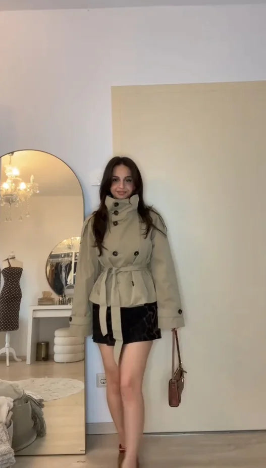 Trench court ceinturé Chloé
