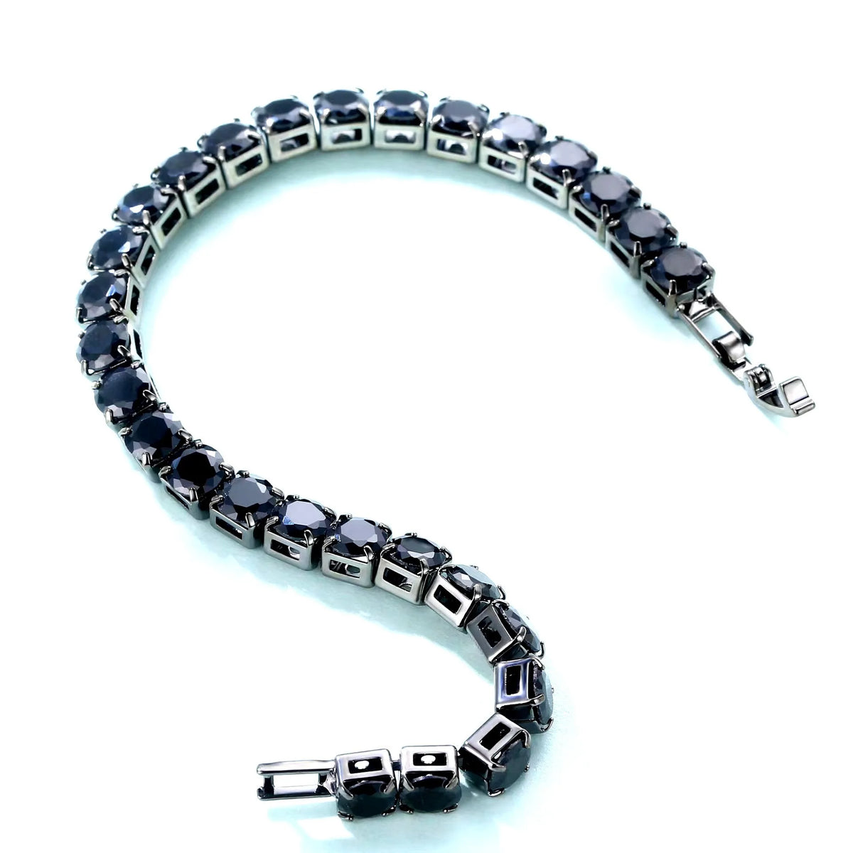 Bracelet tennis doré à zircons Sylvie