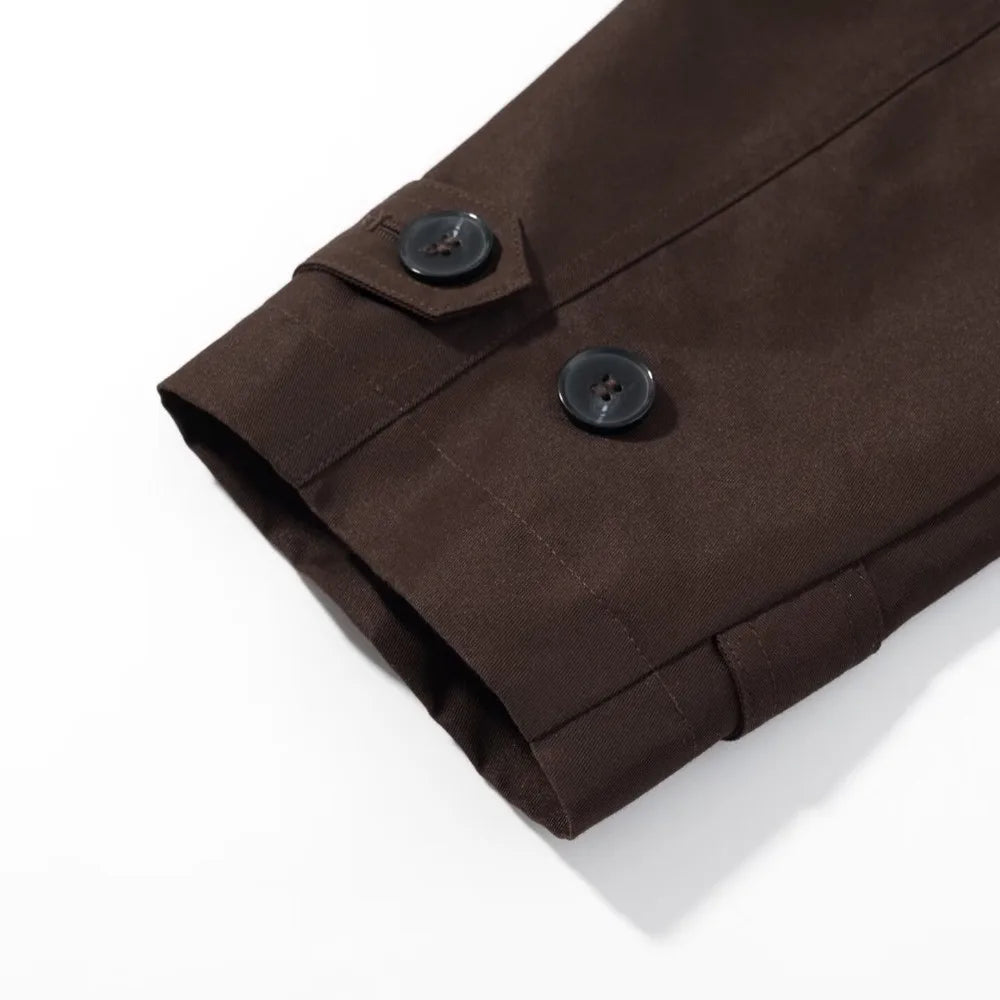 Trench court boutonné Paulette