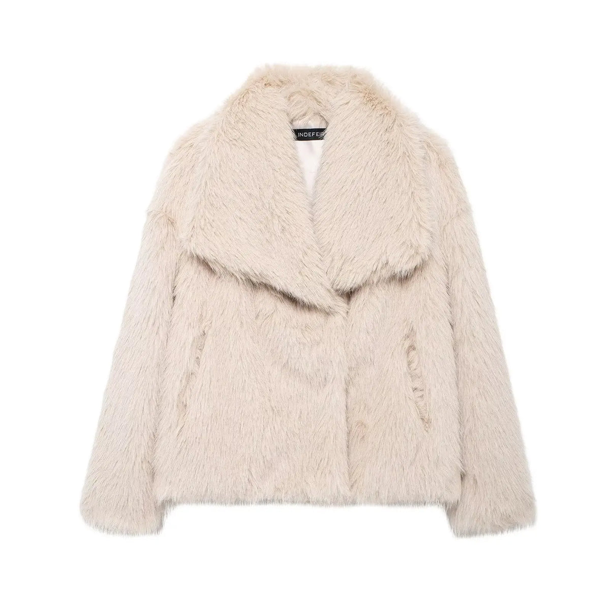 Veste courte en fausse fourrure Claudia