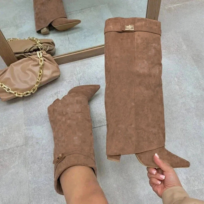 Bottes hautes à boucle Éloïse