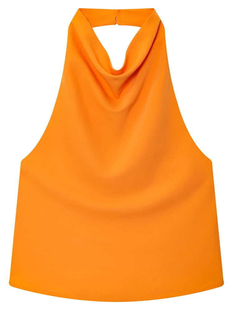 Haut corset en satin dos nu Hortense