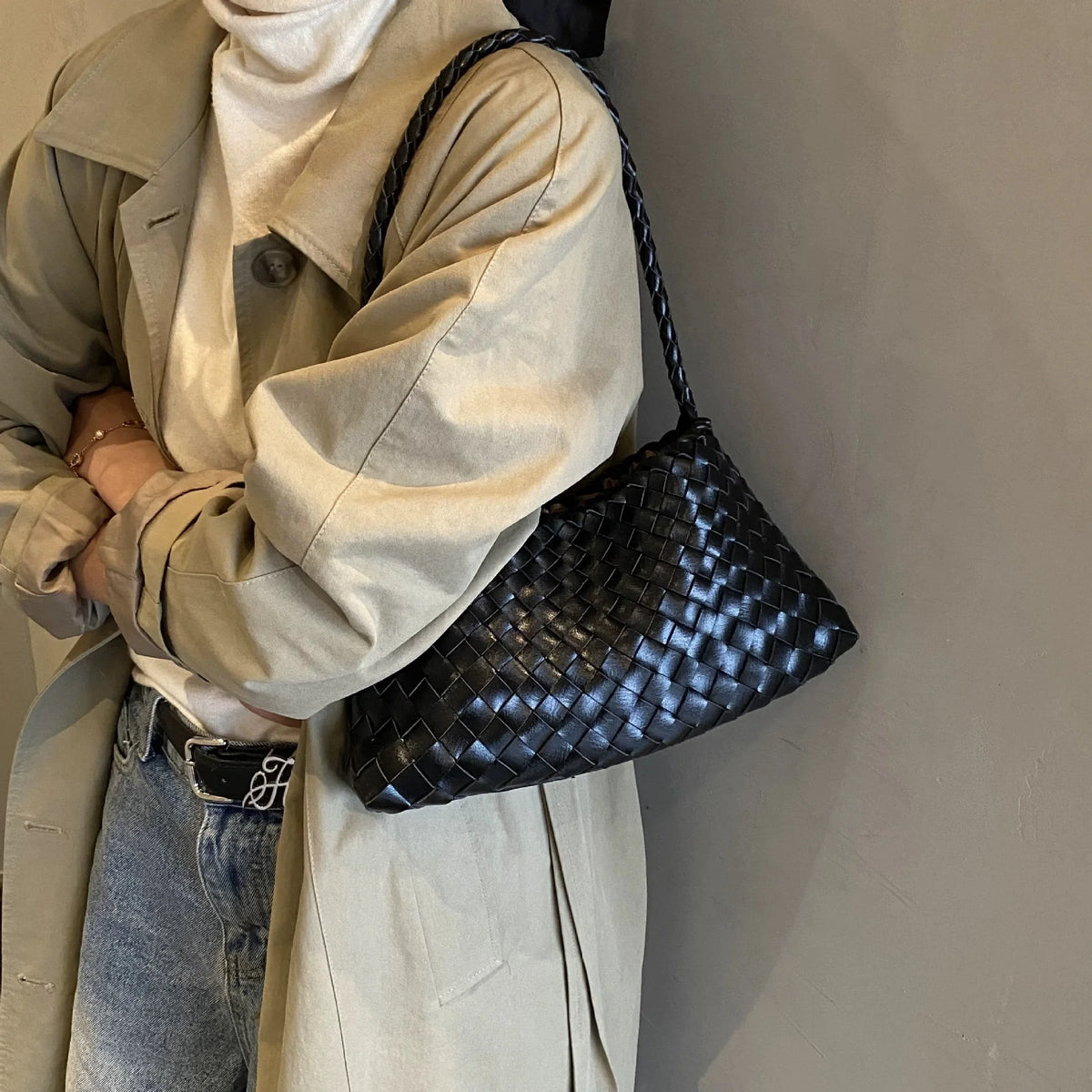Panier tressé à la française Natacha