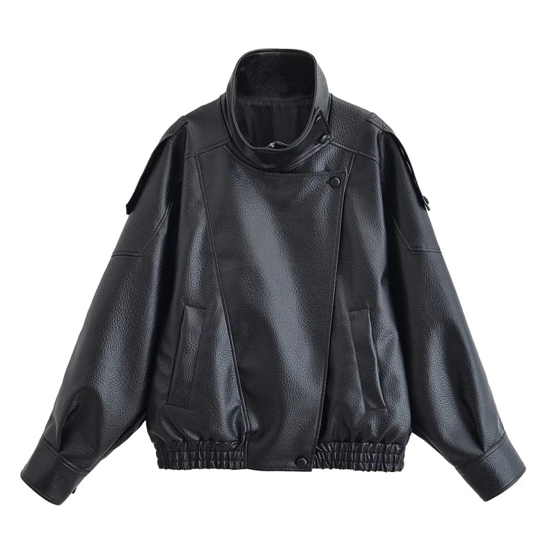 Blouson effet cuir grainé Flavie