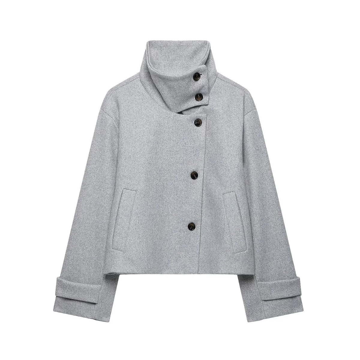 Veste épaisse à col montant Solène
