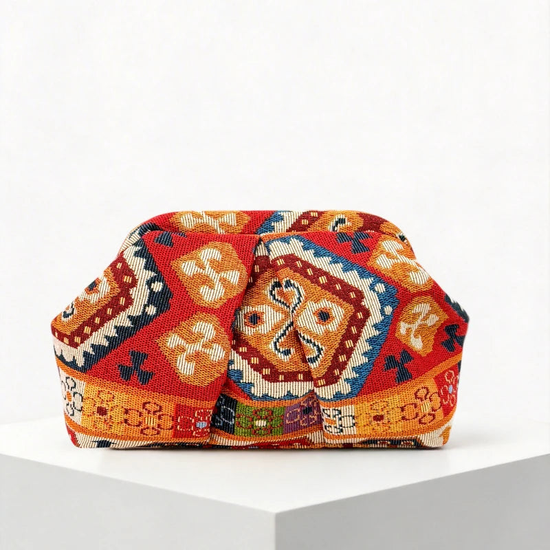 Pochette plissée rétro Henriette