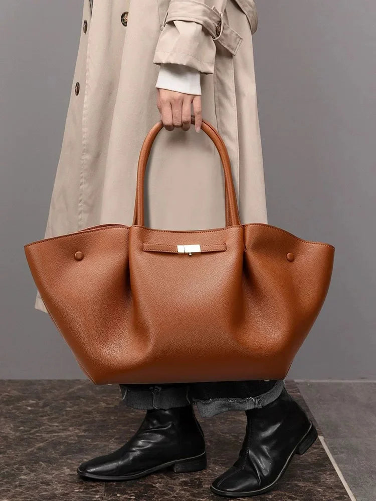Grand sac porté épaule arrondi Agathe