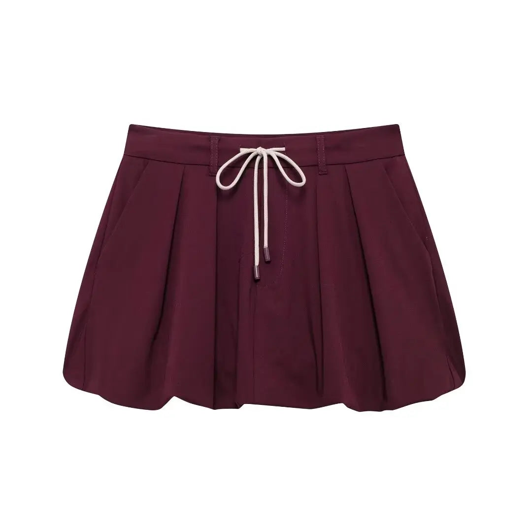 Giubbotto bordeaux con zip Zénaïde