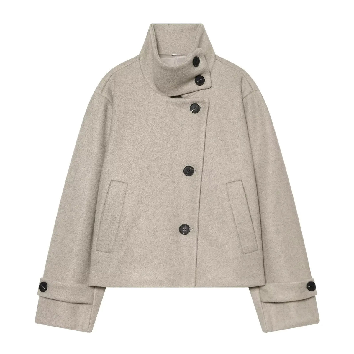 Veste courte à col montant Garance