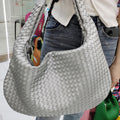 Grand sac hobo tressé Gabrielle