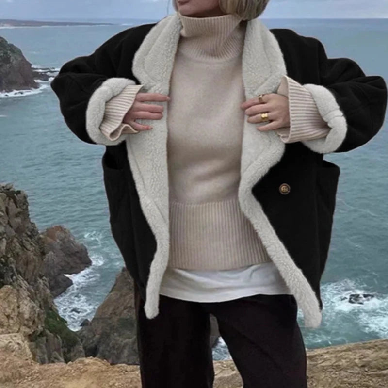 Veste doublée effet mouton Paule