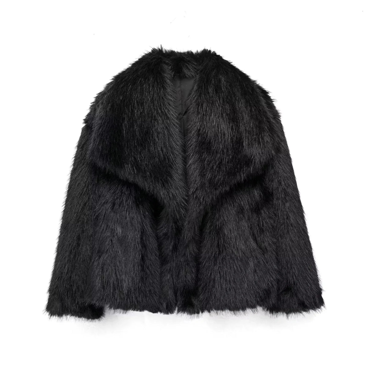 Veste courte en fausse fourrure Claudia