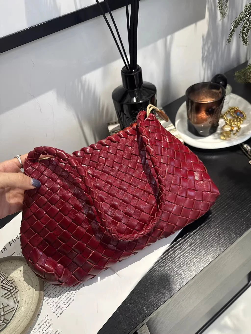Panier tressé à la française Natacha