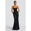 Robe de soirée à fleur Nora