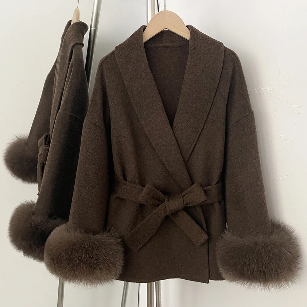 Manteau court à nouer Clémence