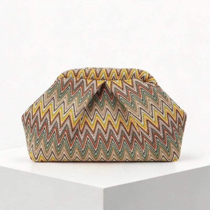 Pochette plissée rétro Henriette