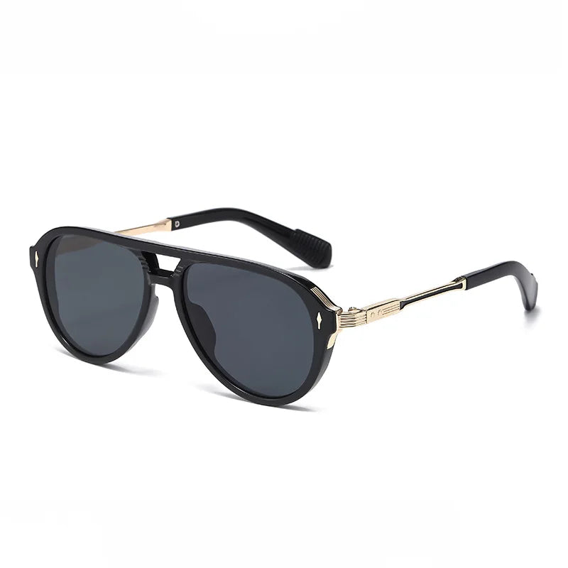 Occhiali da sole aviator rétro con doppio ponte Ysaline