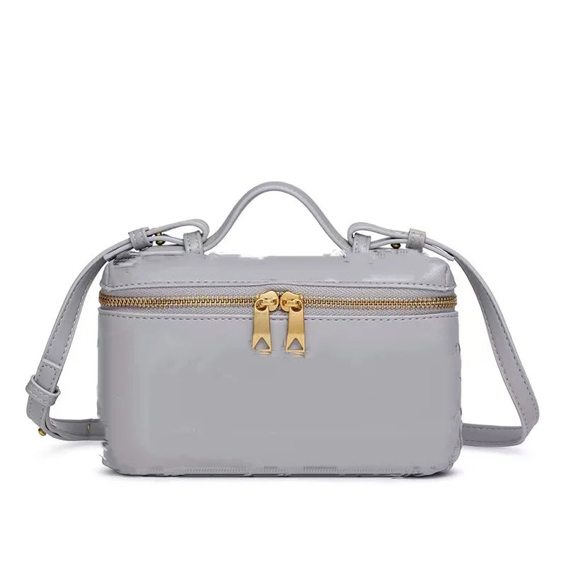 Mini sac baril effet tressé Faustine