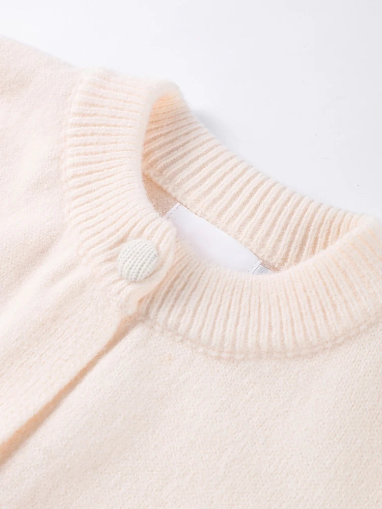Cardigan spesso girocollo Bettina