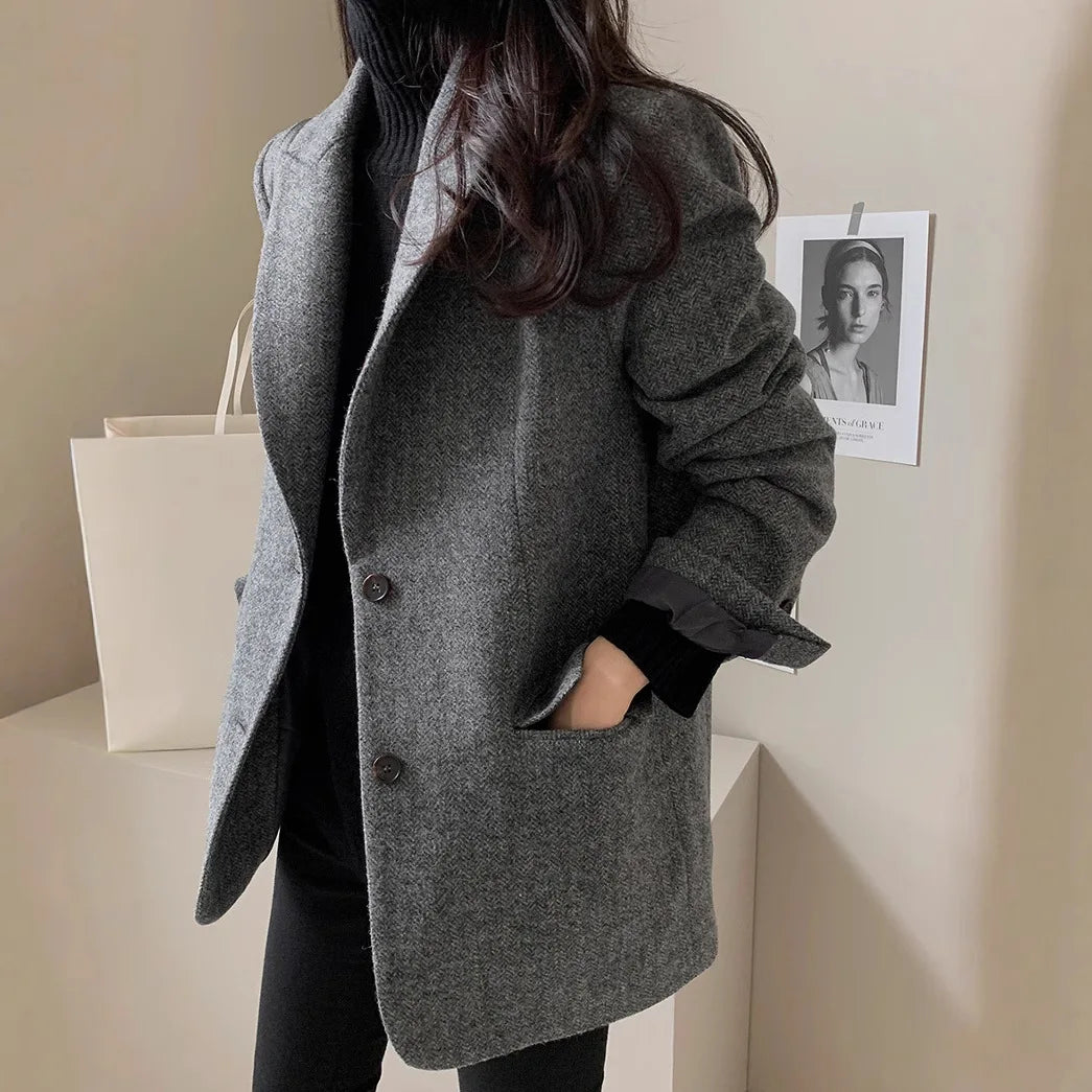 Manteau à col rabattu Fleur