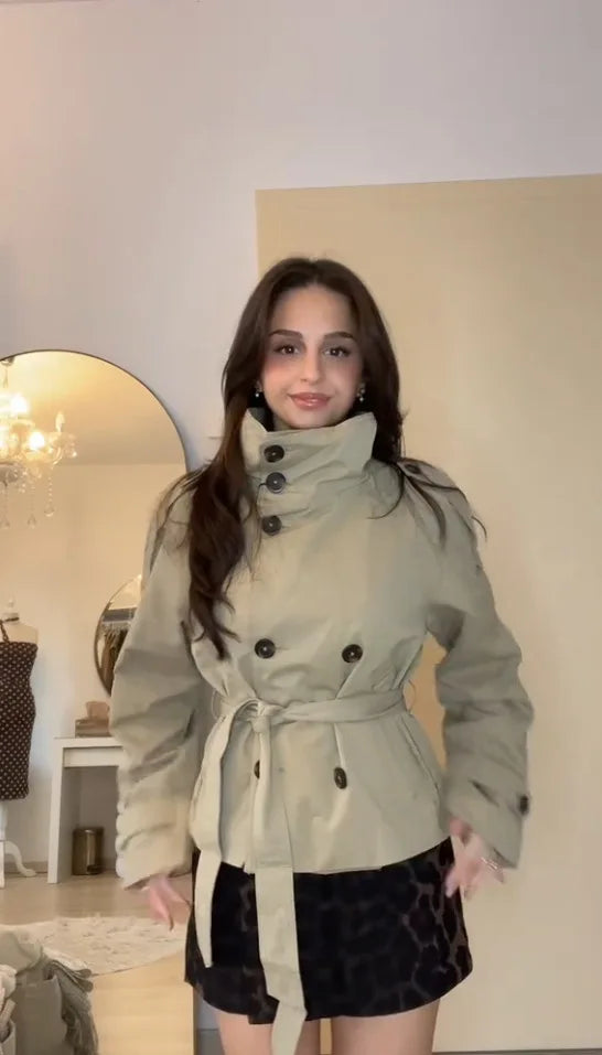 Trench court ceinturé Chloé
