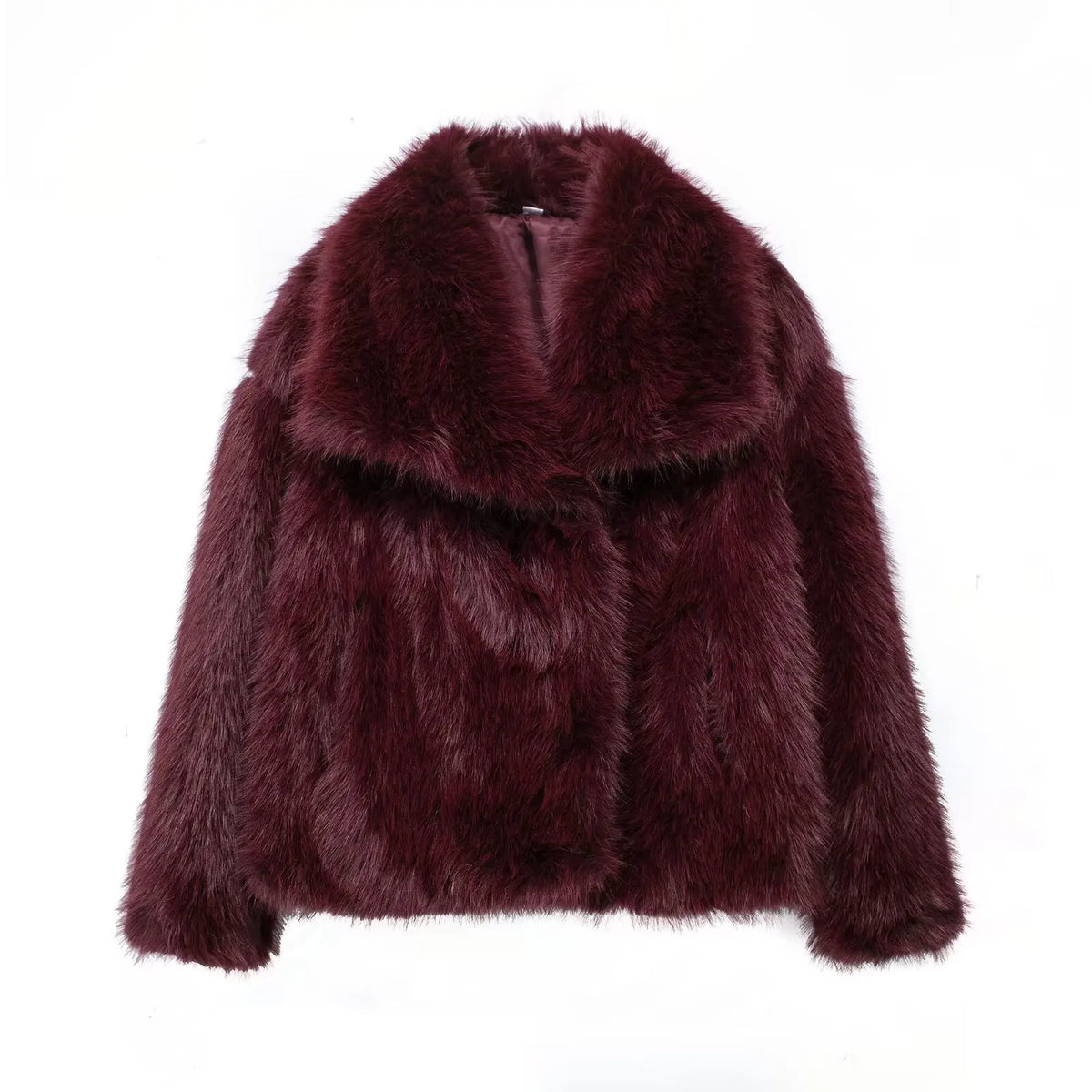 Veste courte en fausse fourrure Claudia