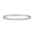 Bracelet tennis doré à zircons Sylvie