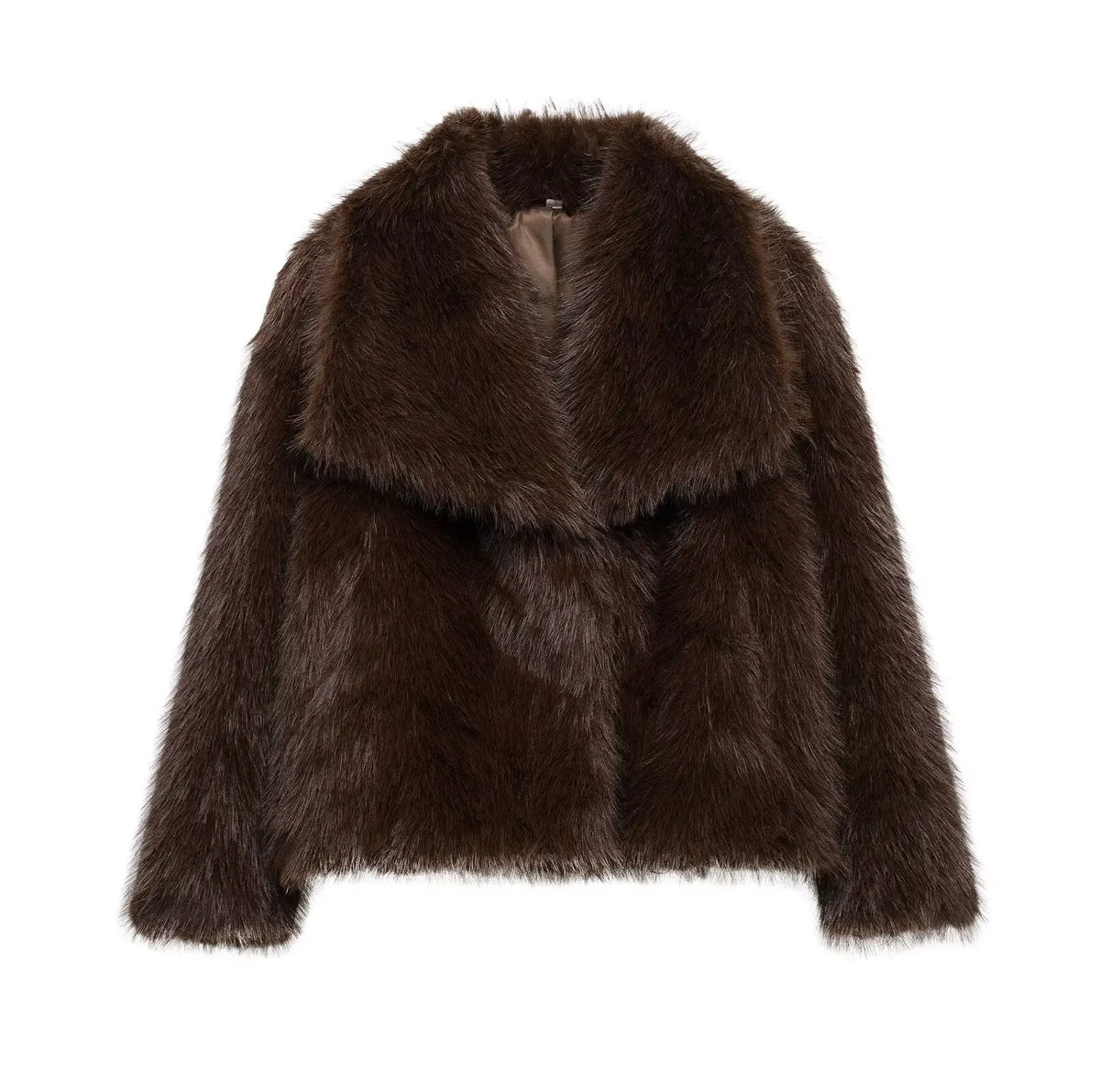 Veste courte en fausse fourrure Claudia