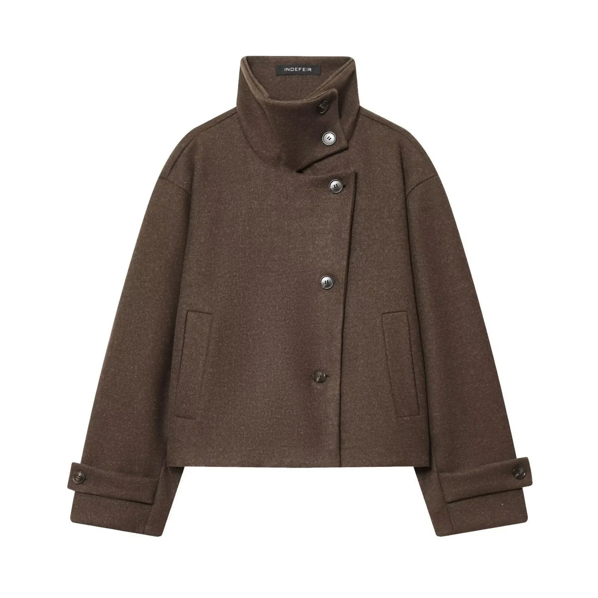 Veste épaisse à col montant Solène