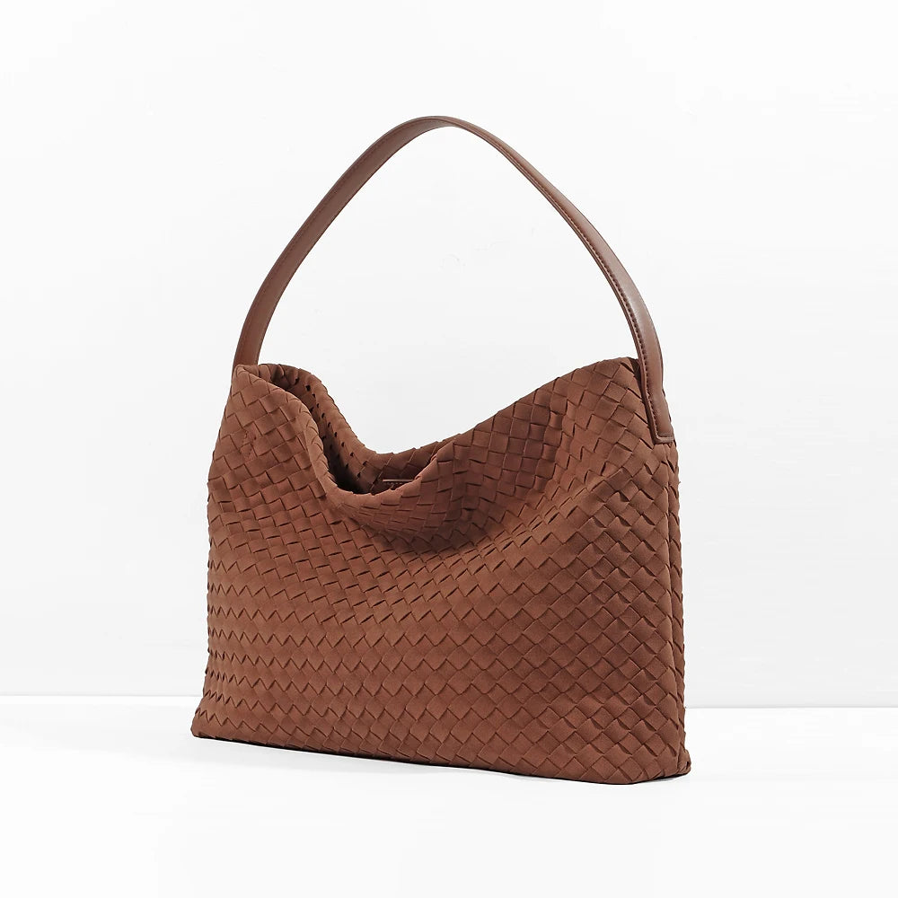 Sac seau tressé effet suède Corinne