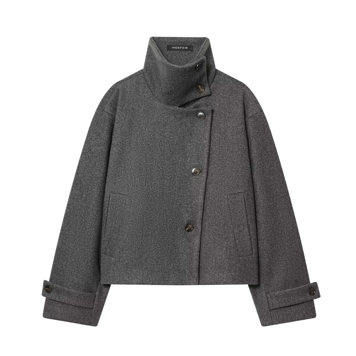 Veste épaisse à col montant Solène