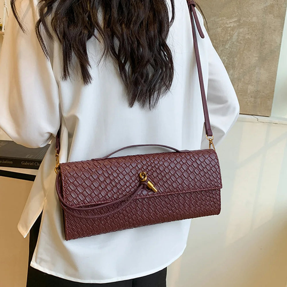 Sac tressé allongé Florence