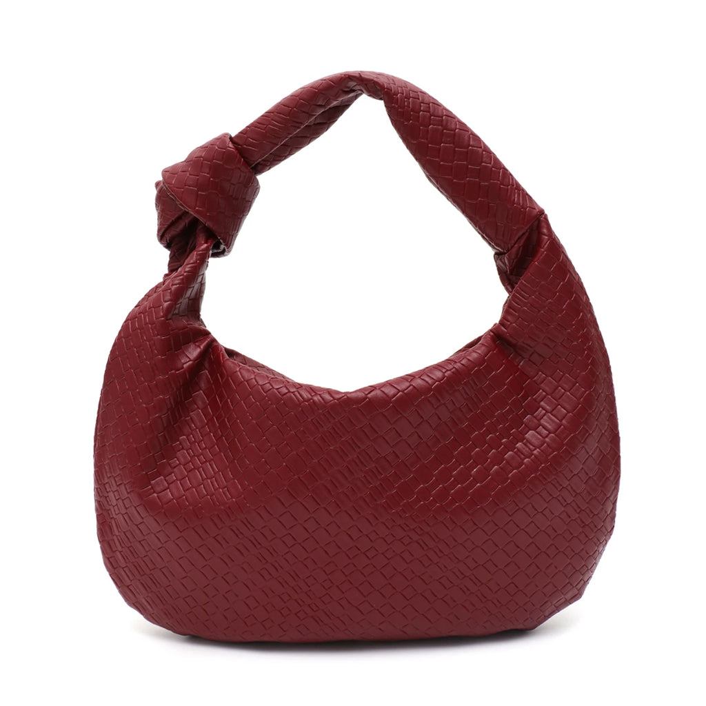 Petit sac hobo effet tressé Élodie