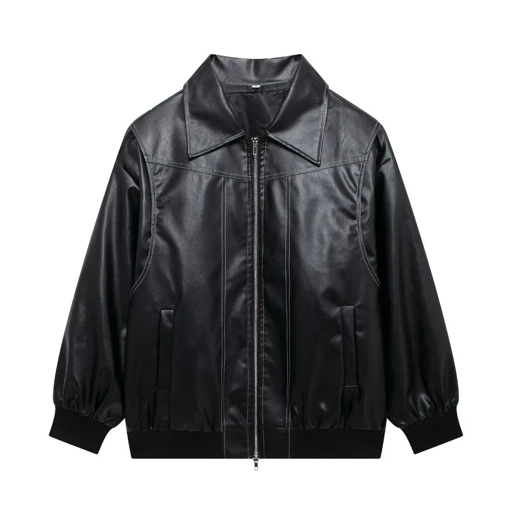 Veste rétro effet cuir Coralie
