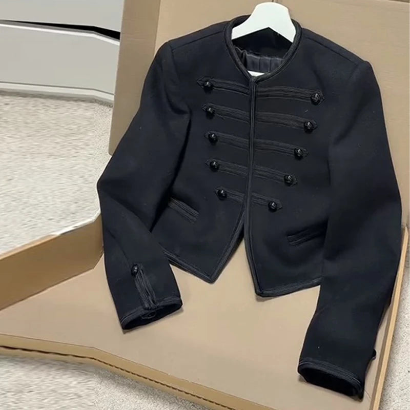 Veste courte à double boutonnage Frida