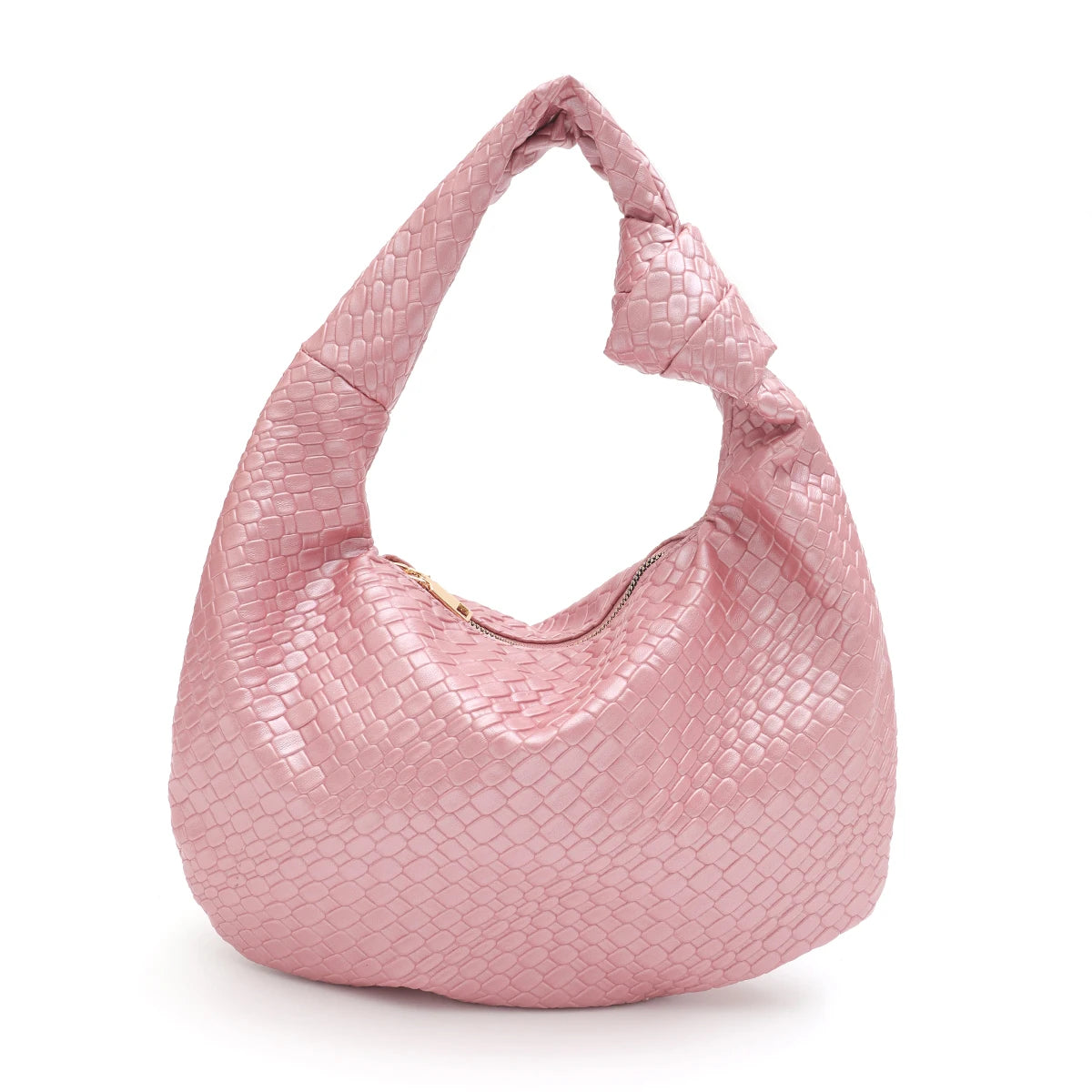 Petit sac hobo effet tressé Élodie