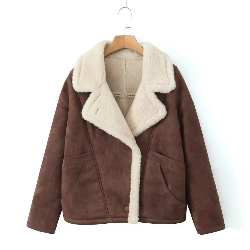 Veste doublée effet mouton Paule
