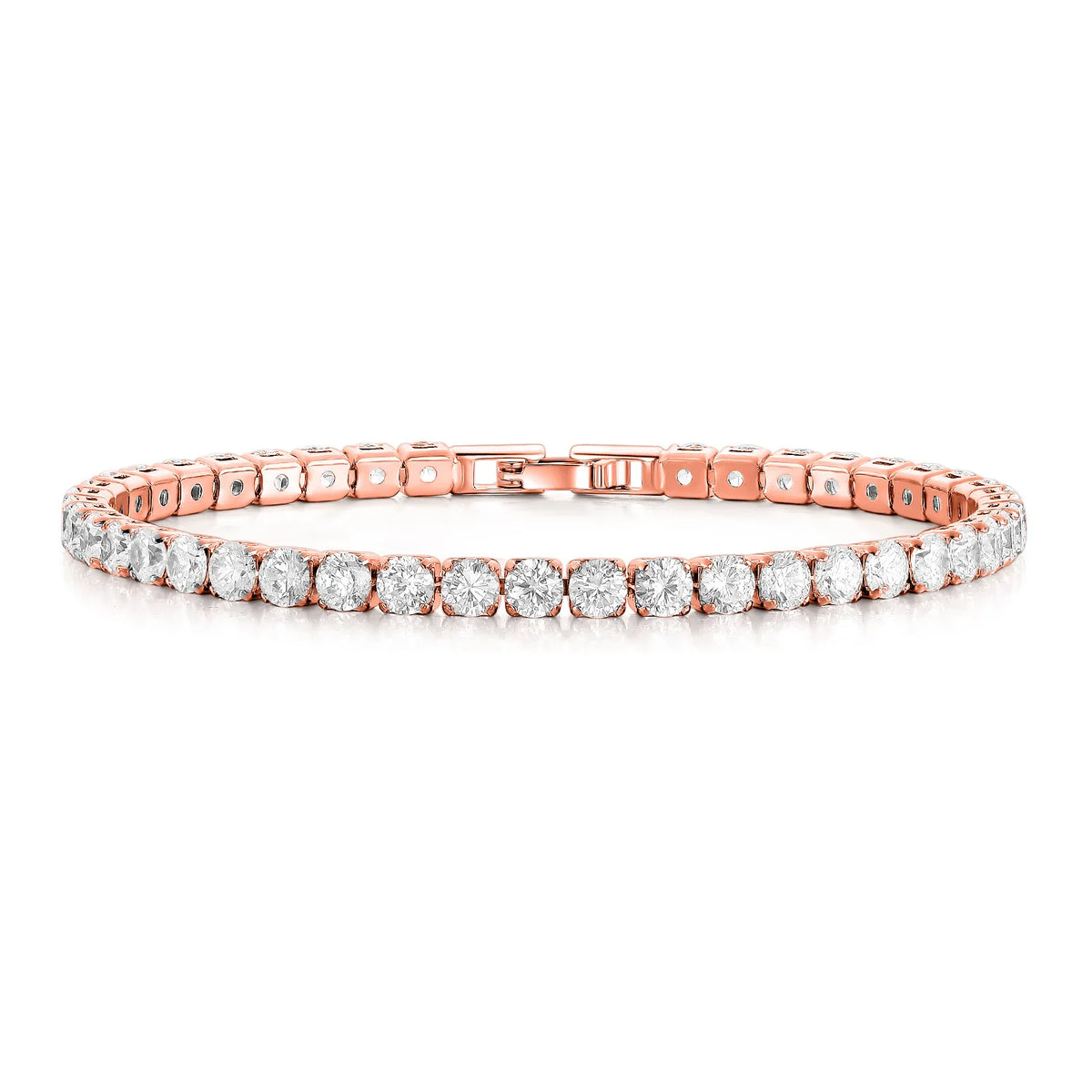 Bracelet tennis doré à zircons Sylvie