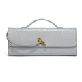 Sac baguette tressé effet serpent Yvette