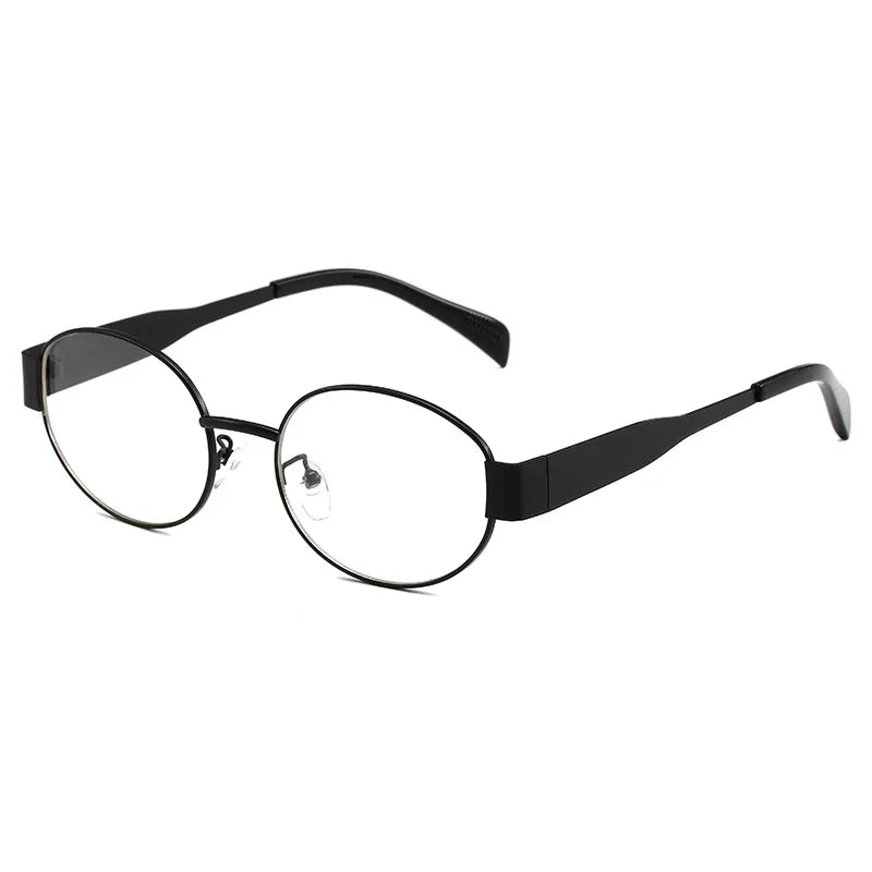 Lunettes de soleil rondes en métal Irène