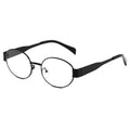 Lunettes de soleil rondes en métal Irène
