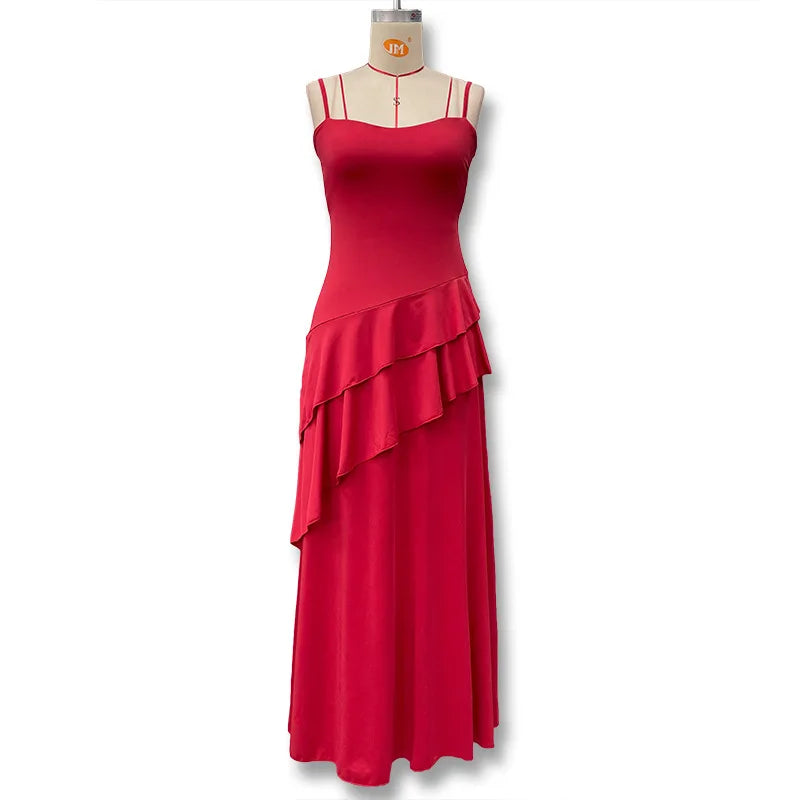 Robe longue dos nu à bretelles Gisèle