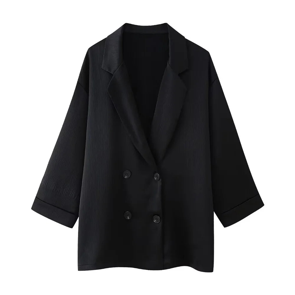 Set aus Blazer und fließender Hose Quitterie