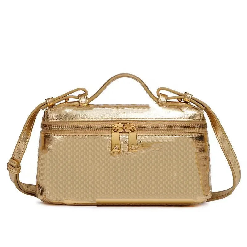Mini sac baril effet tressé Faustine